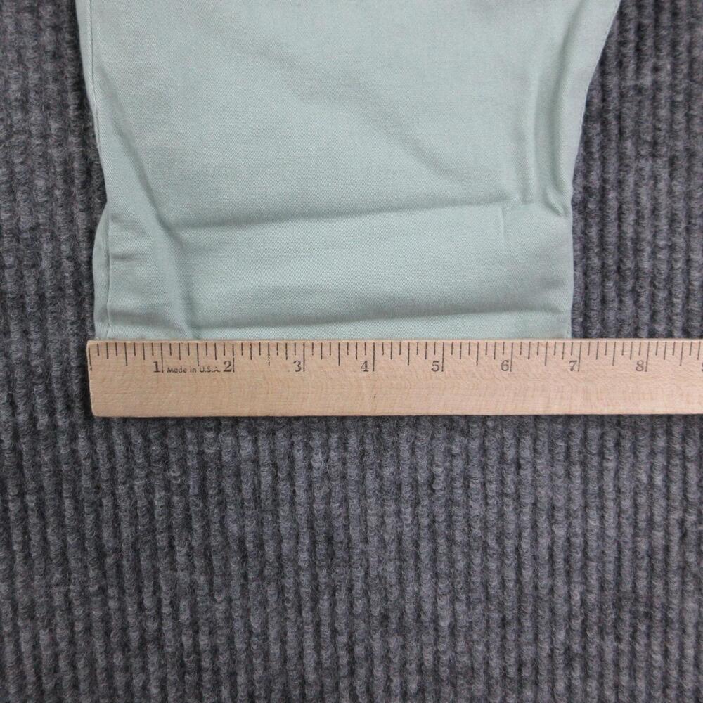 Democracy Pants Womens 6 Green Chino Relaxed Pull On Elastic Pockets 28x29.5 NWT - Picture 10 of 16